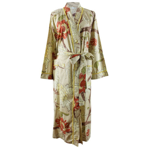 Botanical Print Dressing Gown