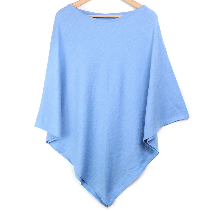 Light Blue Poncho