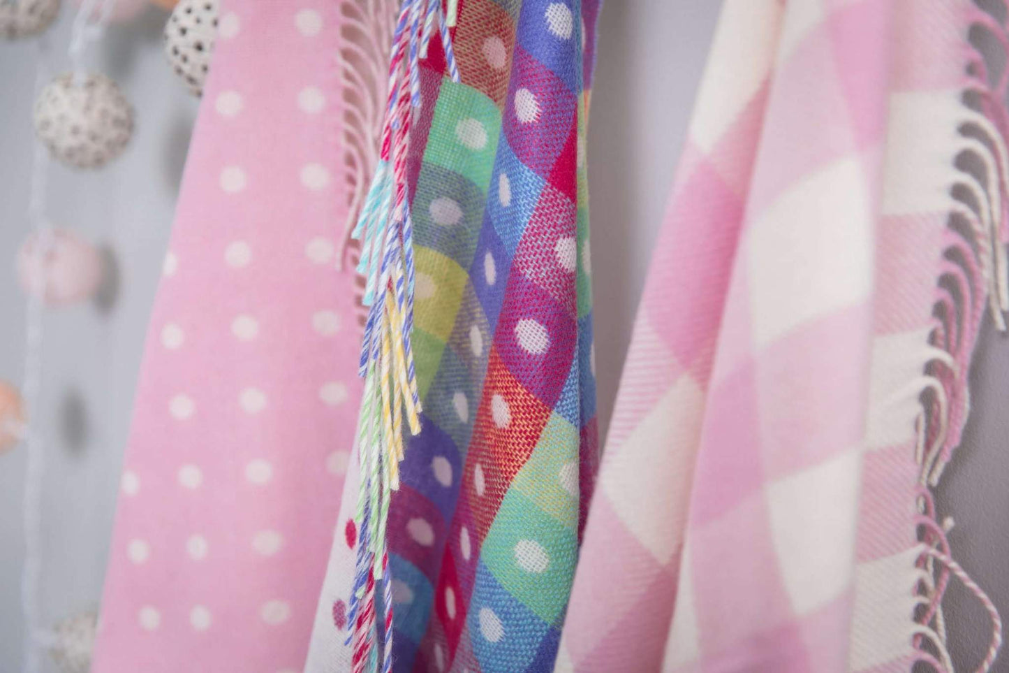 Foxford Pink Spot Baby Blanket
