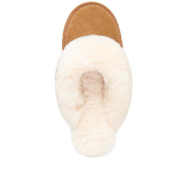 EMU Jolie Womens Liner Skin Slipper - Chestnut