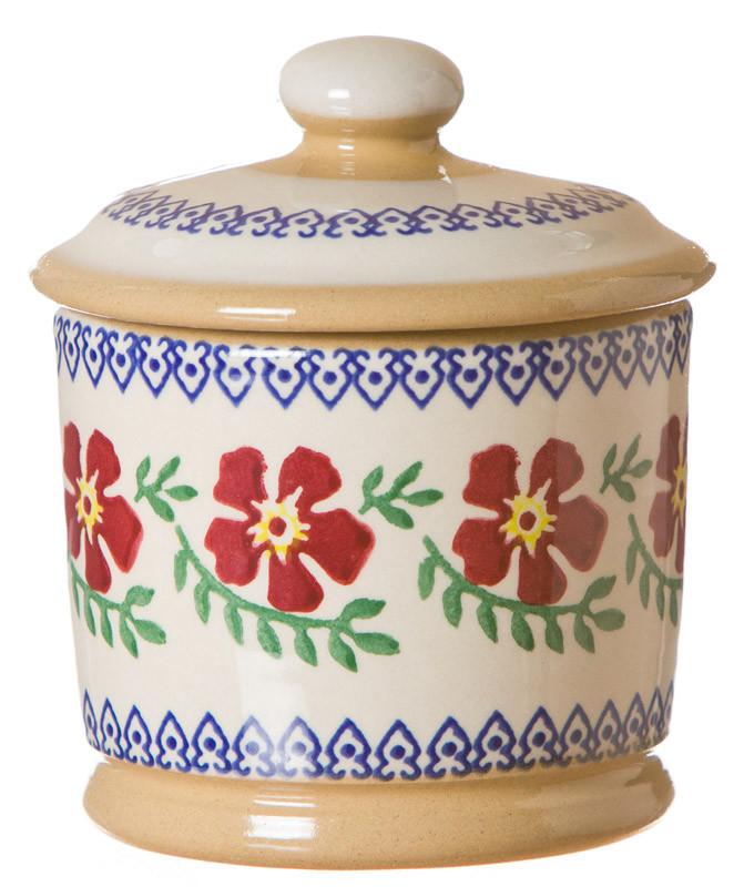 Nicholas Mosse Lidded Sugar Bowl Old Rose