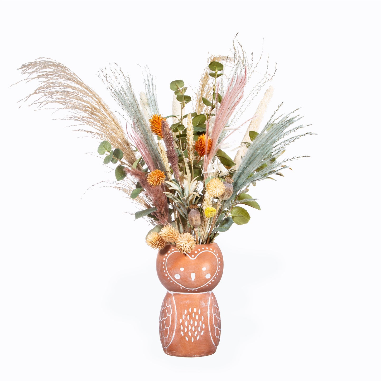 Owl Terracotta Vase