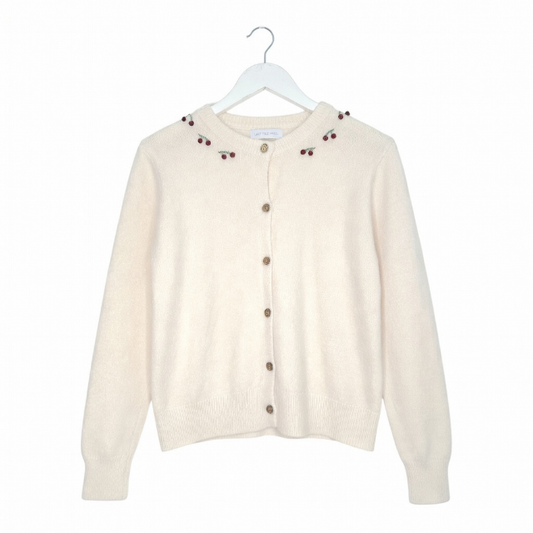 Cherry Cardigan in Cream