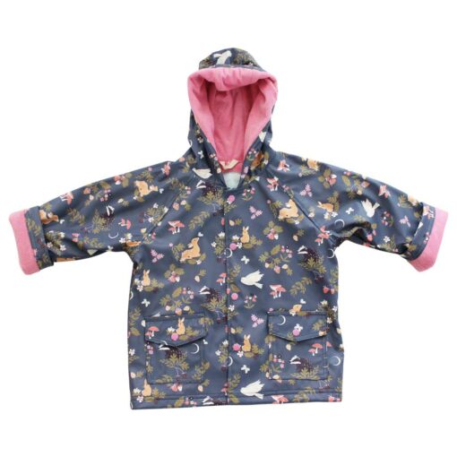 Enchanted Forest Print Raincoat