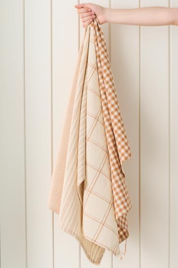 Tea Towel Rustic Brown