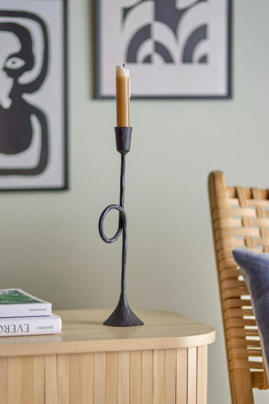Jada Candle Holder Black