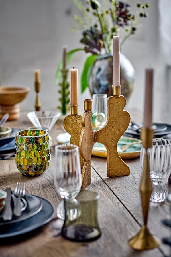 Lux Candle Holder Gold