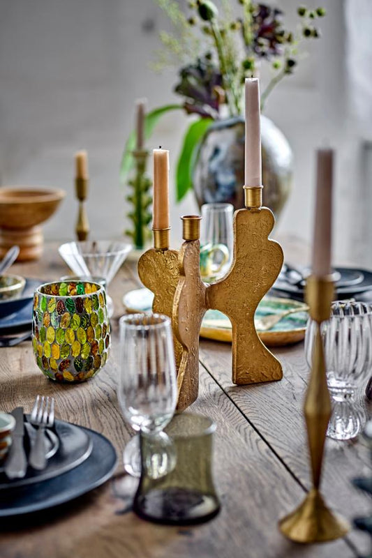 Lux Candle Holder Gold