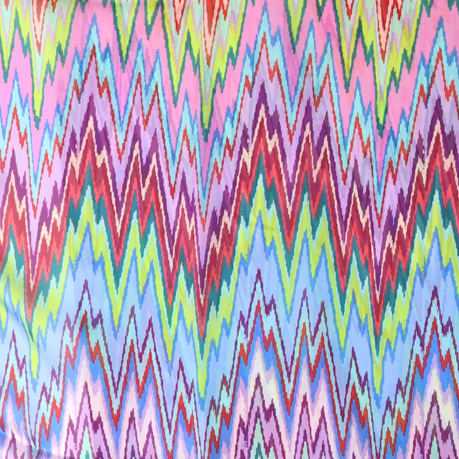 Mix Zig Zag Print Scarf