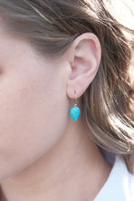 Load image into Gallery viewer, Gold Turquoise Earring