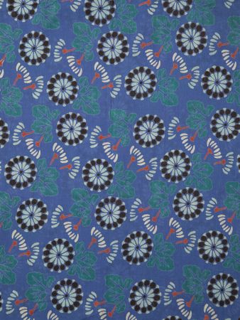 Voile Curtain Oak Blue