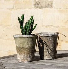 Load image into Gallery viewer, Antiqued Whitestone Cactus Pot
