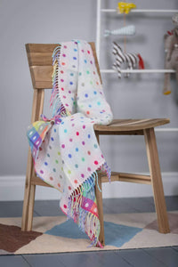 Foxford Rainbow Spot Baby Blanket