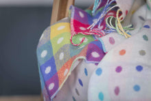 Load image into Gallery viewer, Foxford Rainbow Spot Baby Blanket