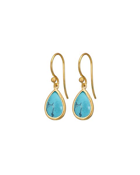 Turquoise Teardrop Earrings