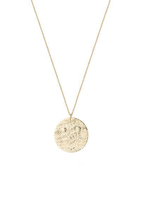 Gold Circle Necklace 