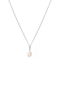 Pearl Necklace Silver